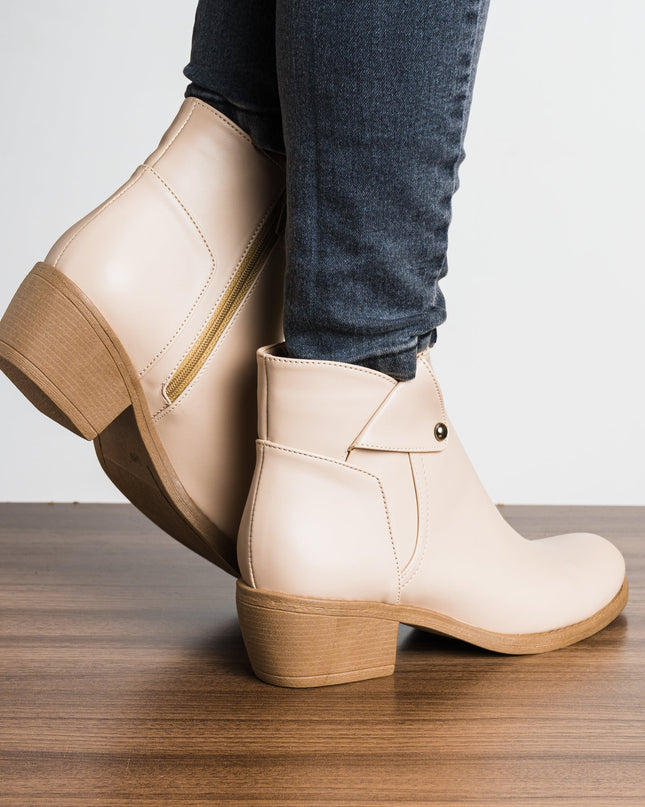 Botin Garzonet - Nude - Tienda Nébula