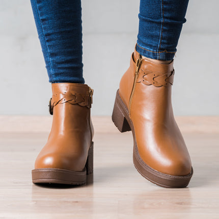 Botin Gazor - Camel - Tienda Nébula