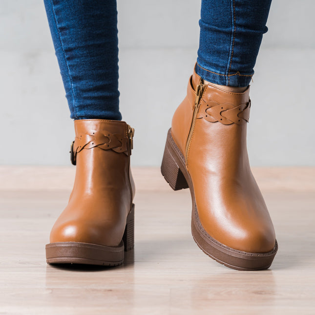 Botin Gazor - Camel - Tienda Nébula