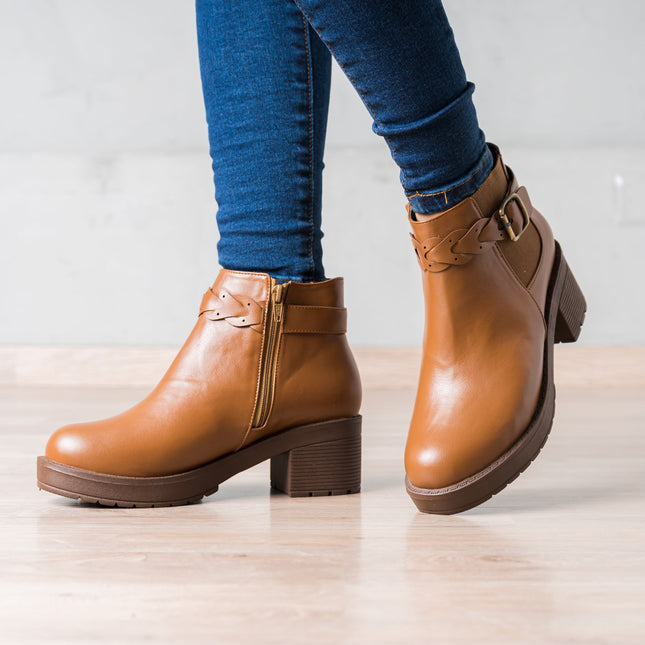 Botin Gazor - Camel - Tienda Nébula