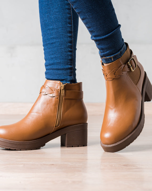 Botin Gazor - Camel - Tienda Nébula