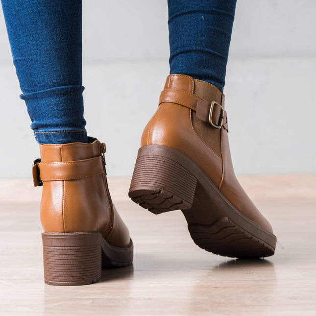 Botin Gazor - Camel - Tienda Nébula