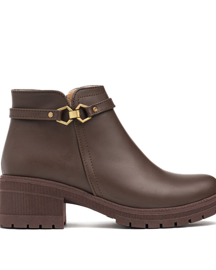 Botin Kamilah - Marrón - Tienda Nébula