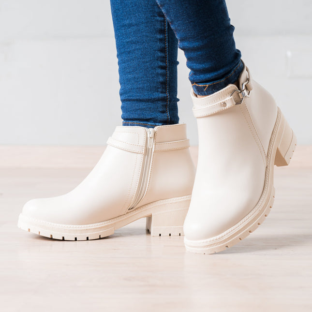 Botin Kamilah - Nude - Tienda Nébula