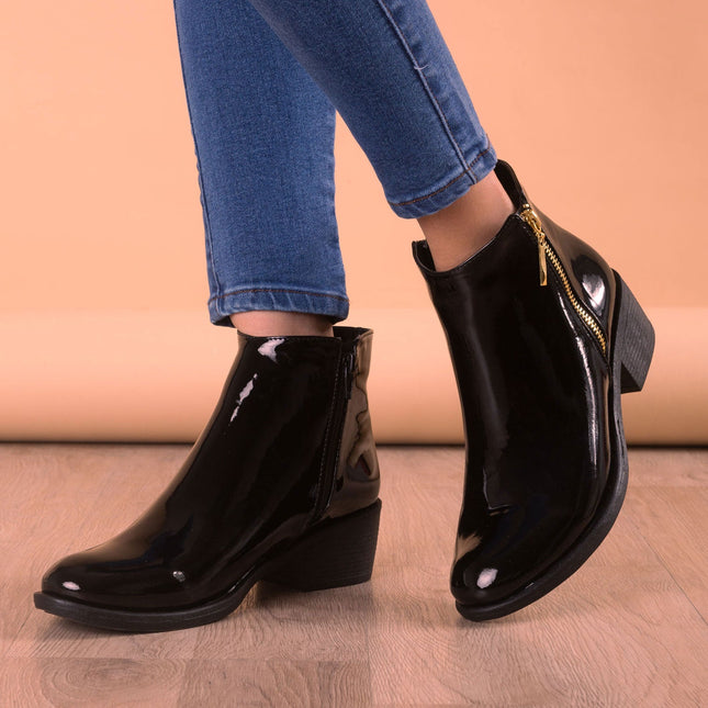Botin Kobe - Negro Charol - Tienda Nébula