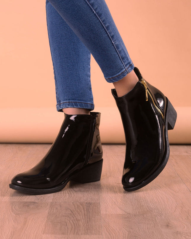 Botin Kobe - Negro Charol - Tienda Nébula