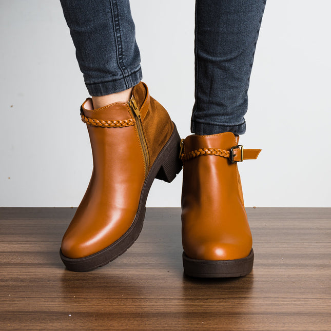 Botin Lazzy - Camel - Tienda Nébula