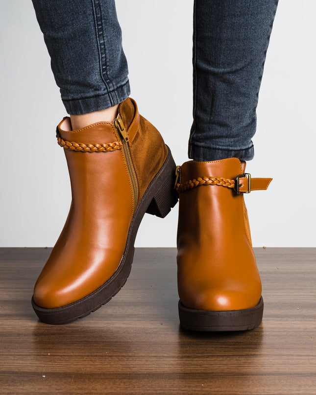 Botin Lazzy - Camel - Tienda Nébula