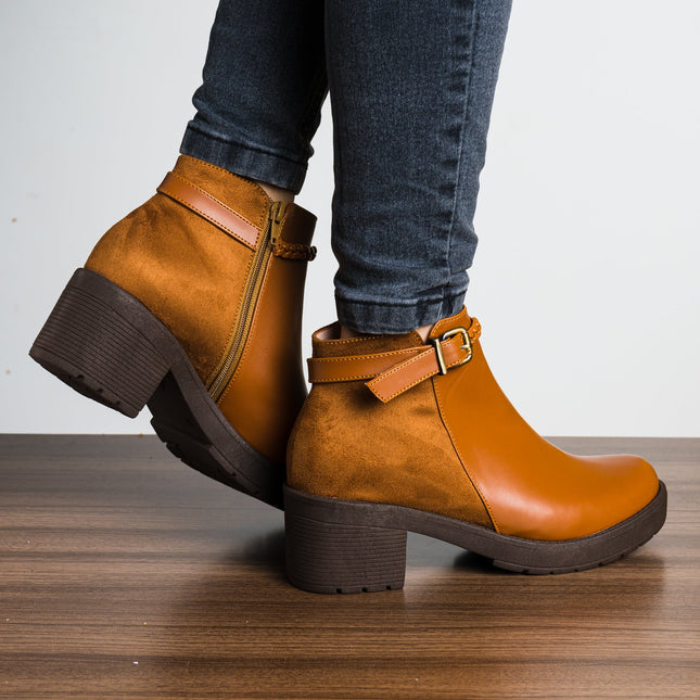 Botin Lazzy - Camel - Tienda Nébula