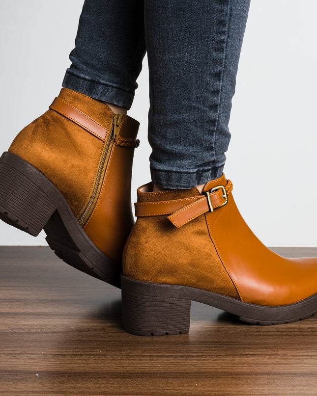 Botin Lazzy - Camel - Tienda Nébula