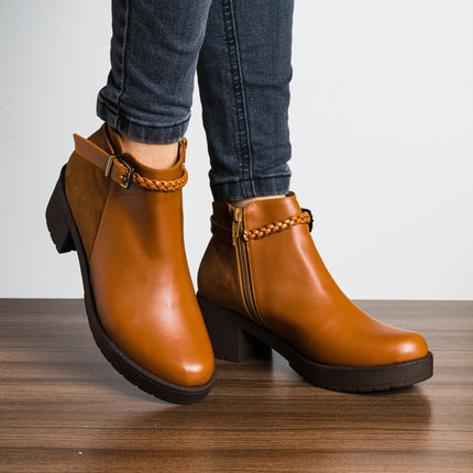 Botin Lazzy - Camel - Tienda Nébula