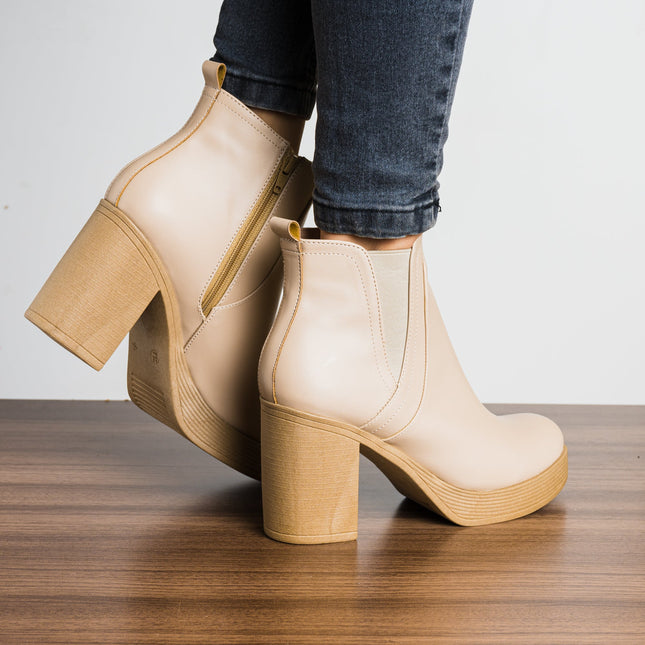 Botin Meyly - Nude - Tienda Nébula