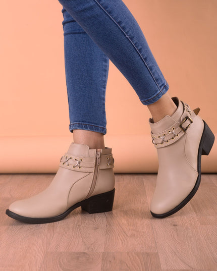 Botin Nagoya - Nude - Tienda Nébula