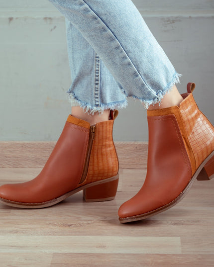 Botin Nesebar - Camel Serpiente - Tienda Nébula