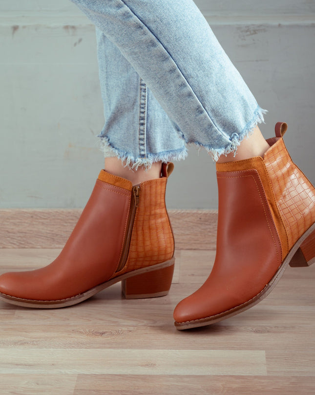 Botin Nesebar - Camel Serpiente - Tienda Nébula