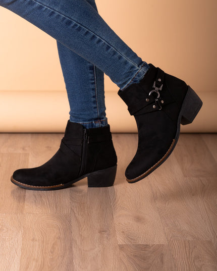 Botin Reims - Negro - Tienda Nébula