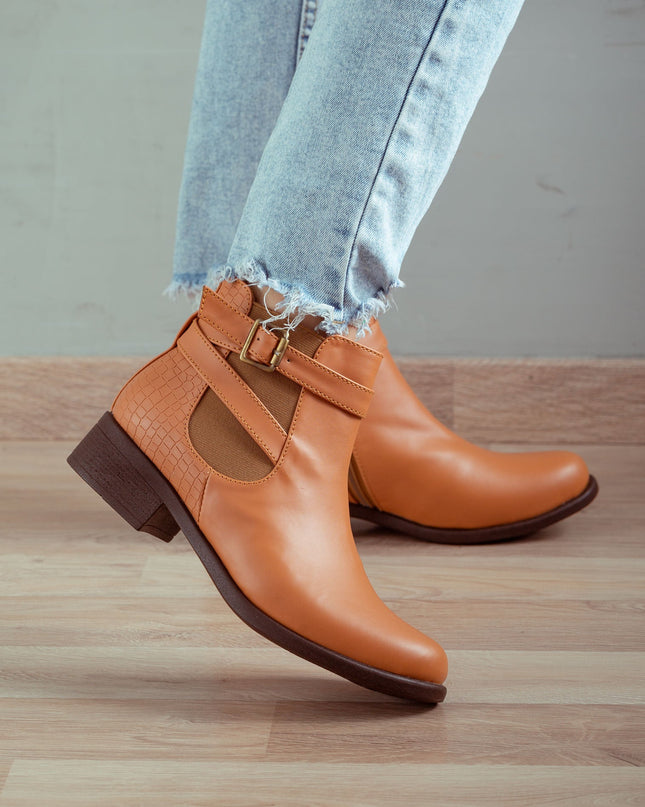 Botin Silven - Camel Serpiente - Tienda Nébula