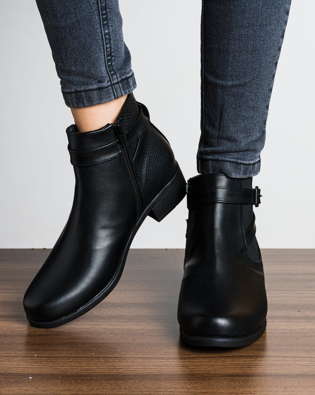 Botin Silven - Negro Serpiente 2 - Tienda Nébula