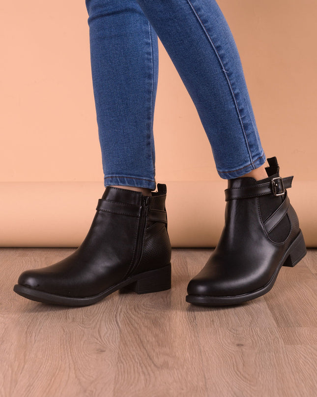 Botin Silven - Negro Serpiente - Tienda Nébula