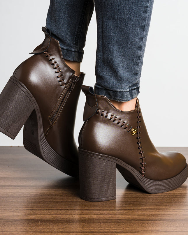 Botin Tasha - Marrón - Tienda Nébula