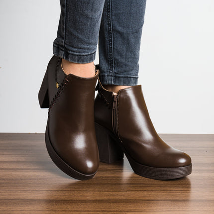 Botin Tasha - Marrón - Tienda Nébula