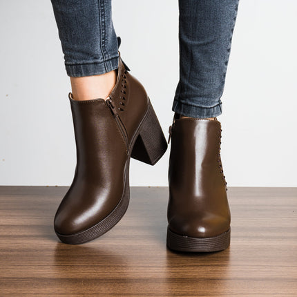 Botin Tasha - Marrón - Tienda Nébula