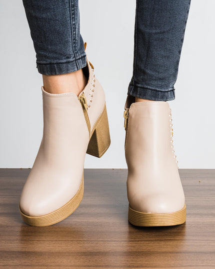 Botin Tasha - Nude - Tienda Nébula
