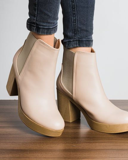 Botin Toby - Nude - Tienda Nébula