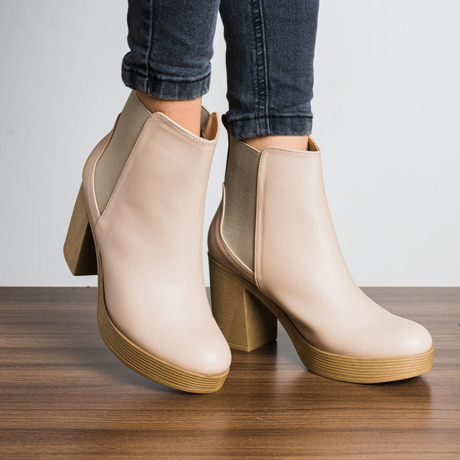 Botin Toby - Nude - Tienda Nébula