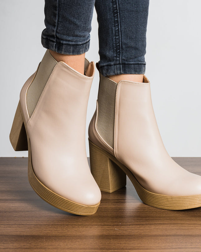 Botin Toby - Nude - Tienda Nébula