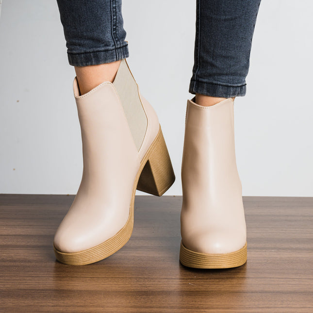 Botin Toby - Nude - Tienda Nébula