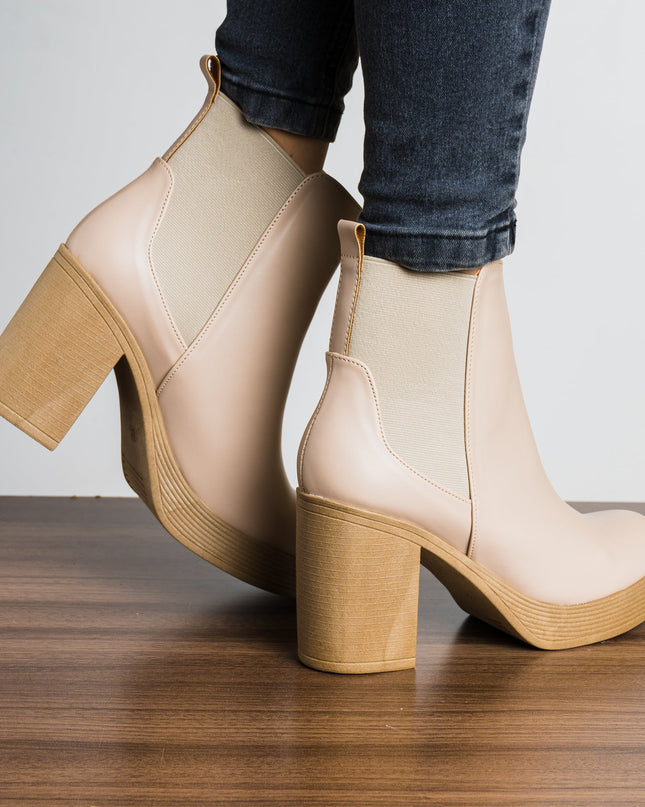 Botin Toby - Nude - Tienda Nébula