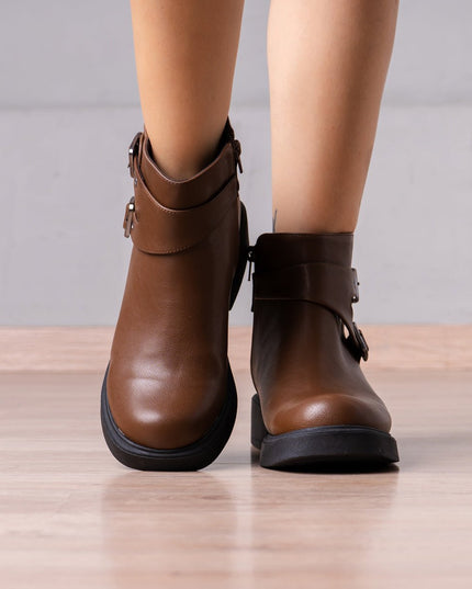 Botines Azumy - Marrón - Tienda Nébula