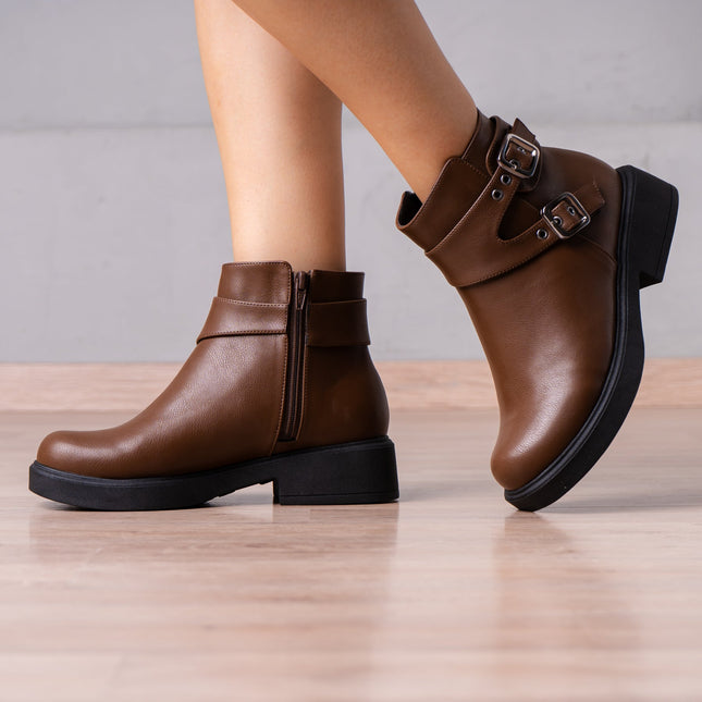 Botines Azumy - Marrón - Tienda Nébula