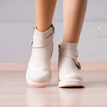 Botines Azumy - Nude - Tienda Nébula