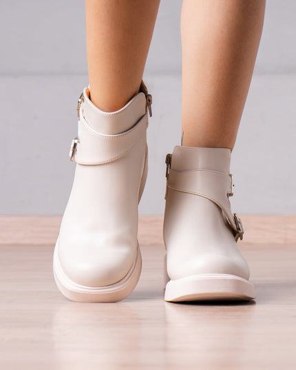 Botines Azumy - Nude - Tienda Nébula