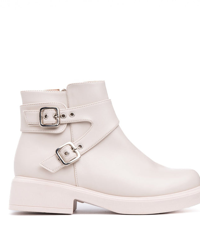Botines Azumy - Nude - Tienda Nébula
