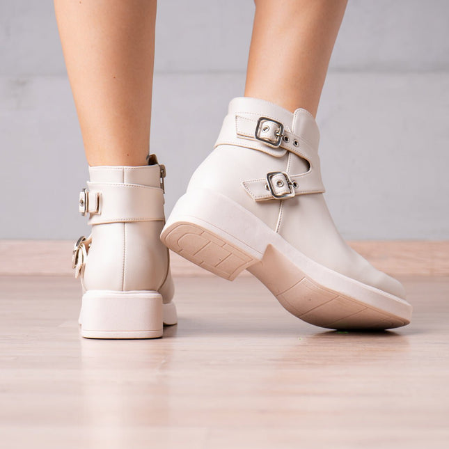 Botines Azumy - Nude - Tienda Nébula