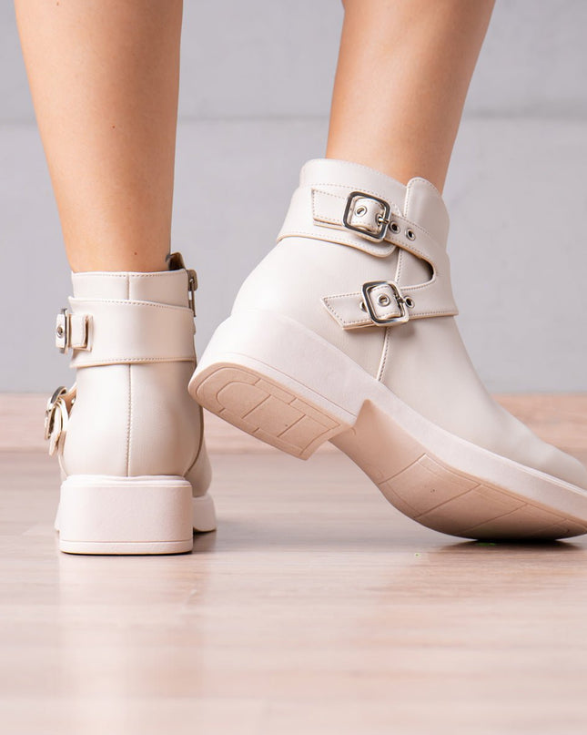 Botines Azumy - Nude - Tienda Nébula