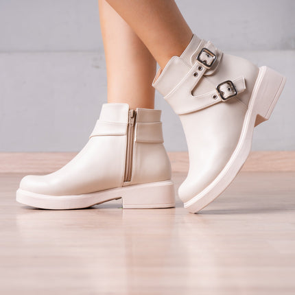 Botines Azumy - Nude - Tienda Nébula