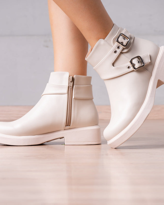 Botines Azumy - Nude - Tienda Nébula