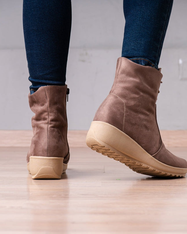 Botines Beth - Topo - Tienda Nébula