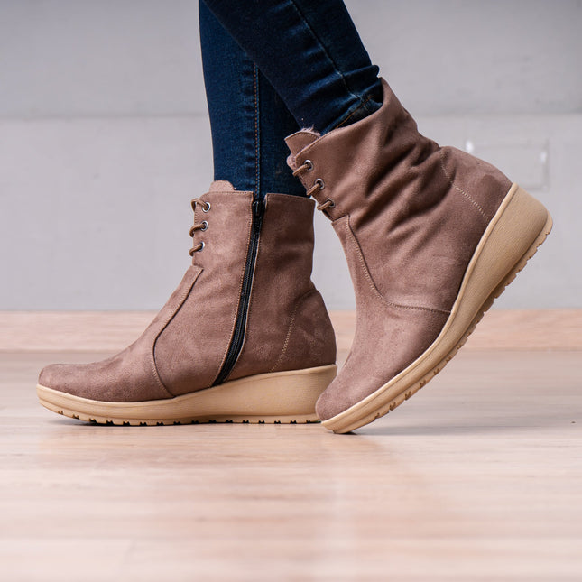 Botines Beth - Topo - Tienda Nébula