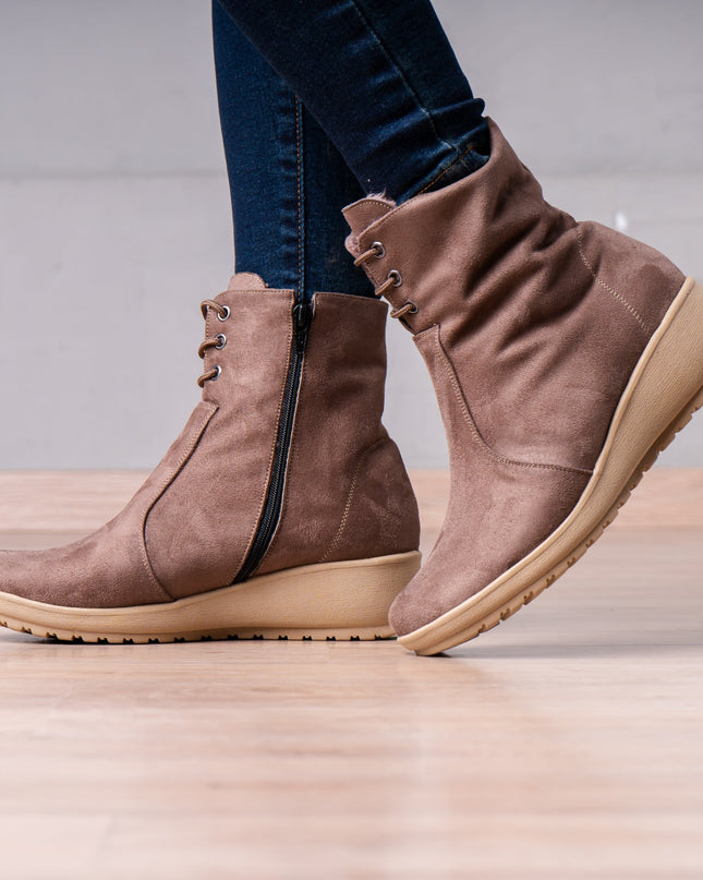 Botines Beth - Topo - Tienda Nébula