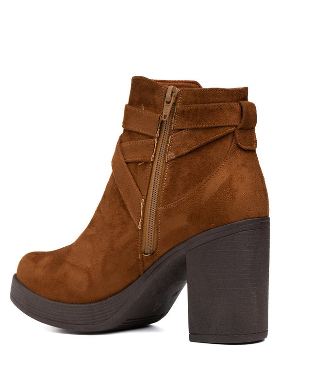 Botines Champeta - Camel Gamuza - Tienda Nébula