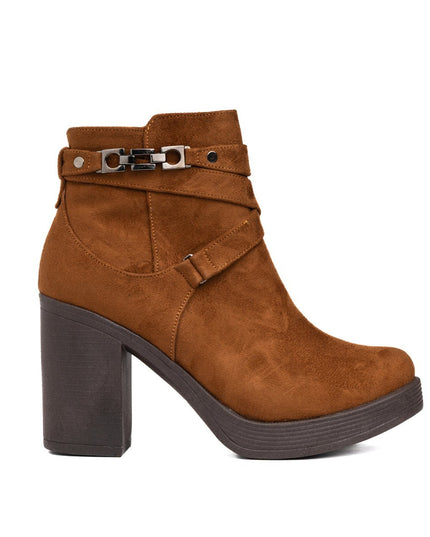 Botines Champeta - Camel Gamuza - Tienda Nébula