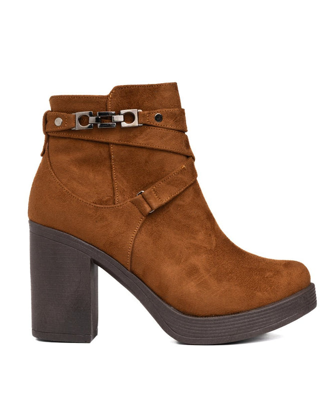 Botines Champeta - Camel Gamuza - Tienda Nébula