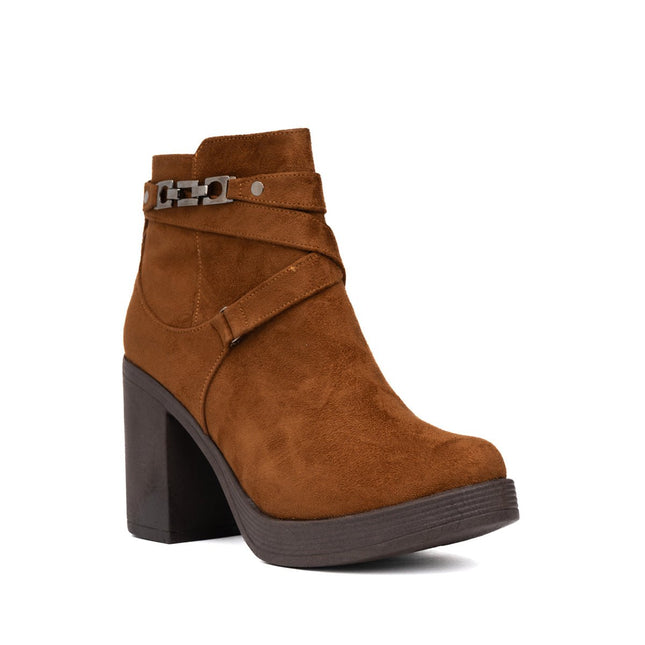 Botines Champeta - Camel Gamuza - Tienda Nébula