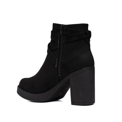 Botines Champeta - Negro Gamuza - Tienda Nébula