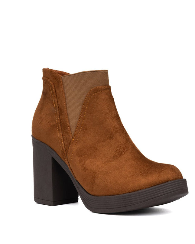 Botines Channary - Camel Gamuza - Tienda Nébula
